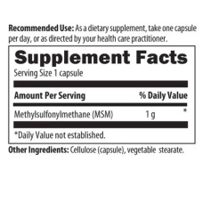 МСМ 1000 мг, Designs for Health MSM, 90 вегетарианских капсул