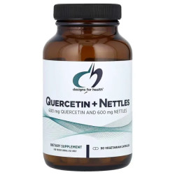 Кверцетин з кропивою, Designs for Health Quercetin + Nettles, 90 вегетаріанських капсул