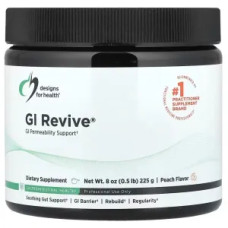 Підтримка ШКТ порошок, смак персик, GI Revive Powder Designs for Healt, 225 г