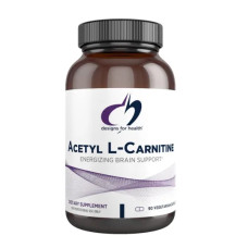 Ацетил L-карнітин 800 мг, Designs for Health Acetyl L-Carnitine, 90 вегетаріанських капсул