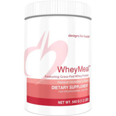 Поживний комплекс із протеїном, смак полуниці, порошок, Designs for Health WheyMeal, 540 г
