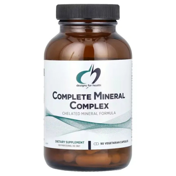 Мінеральний комплекс (без заліза), Complete Mineral Complex, Designs for Health, 90 вегетаріанських капсул