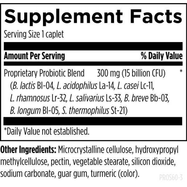Пробіотик, Probiotic Supreme DF, Designs for Health, 15 млрд. КУО, 60 каплет