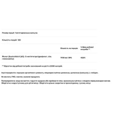 L-5-MTHF 1000 мкг, Designs for Health L-5-MTHF, 120 вегетаріанських капсул
