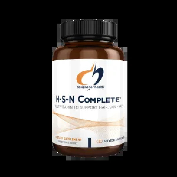 Формула для волосся, шкіри і нігтів, H-S-N Complete, Designs for Health, 120 вегетаріанських капсул