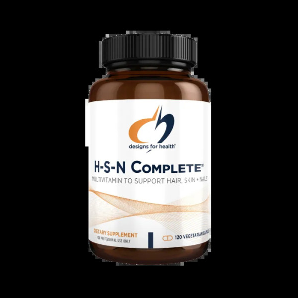 Формула для волосся, шкіри і нігтів, H-S-N Complete, Designs for Health, 120 вегетаріанських капсул