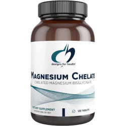 Магній хелат 200 мг, Designs for Health Magnesium Chelate, 120 таблеток