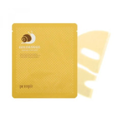 Гідрогелева маска для обличчя із золотом та равликом, PETITFEE Gold & Snail Hydrogel Mask, 30 г, 1 шт
