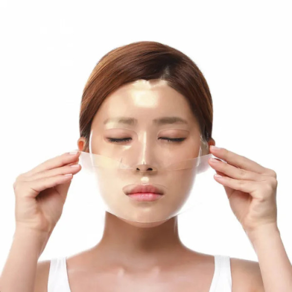 Гідрогелева маска для обличчя з золотом і равликом, Gold & Snail Hydrogel Mask, PETITFEE, 30 г, 1 шт