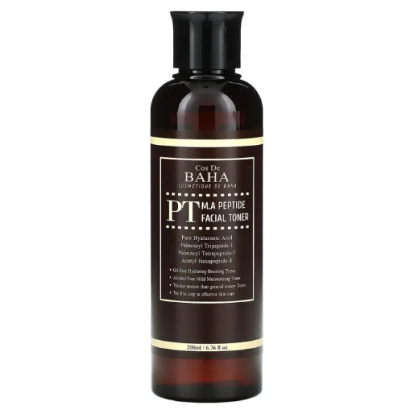Тонік для обличчя з пептидами, PT, M.A. Peptide Facial Toner Cos De BAHA 200 мл