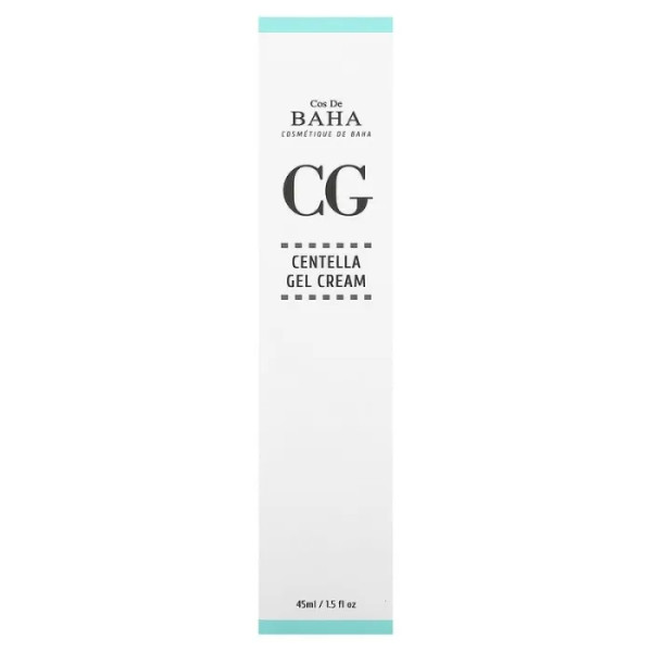 Крем-гель для обличчя з центелою, CG, Centella Gel Cream, Cos De BAHA, 45 мл