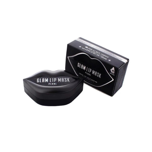 Гідрогелеві патчі для губ, Glam Black Pearl Hydrogel Lip Patch, BeauuGreen, 20 шт