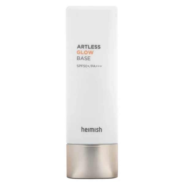 Основа під макіяж, Artless Glow Base, SPF 50+\/PA+++, Heimish, захист від УФ-випромінювання, освітлення, боротьба зі зморшками, 40 мл