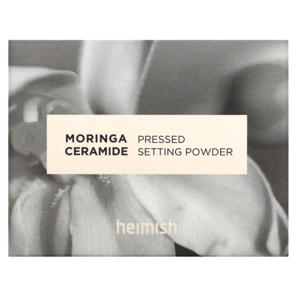 Пудра пресована фіксуюча, Moringa Ceramide, Pressed Setting Powder, Heimish, ферментована олія моринги, 5 г