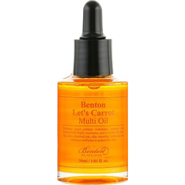 Мультифункціональна сироватка з маслом насіння моркви, Let's Carrot Multi Oil, Benton, 30 мл