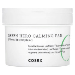 Диски для лица успокаивающие с комплексом Green-Rx, CosRx Green Hero Calming Pad, 70 дисков