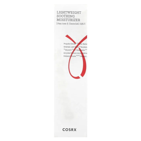 Крем для обличчя, Lightweight Soothing Moisturizer, CosRx, легкий, заспокійливий, зволожуючий, 80 мл