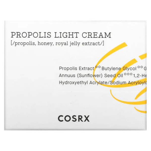 Крем для обличчя, Propolis Light Cream, CosRx, легкий, з екстрактом прополісу, 65 мл