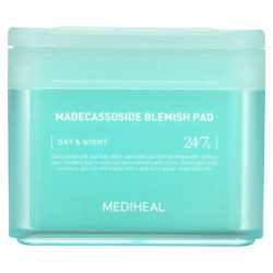 Тонер пэды с мадекассосидом, MEDIHEAL Madecassoside Blemish Pad, 100 пэдов 170 мл