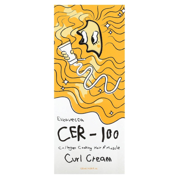 Крем для волосся, Collagen Coating Hair A+ Muscle, Elizavecca, з колагеном, для укладання волосся, 120 мл