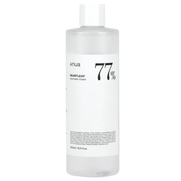 Тонік для обличчя, Soothing Toner, Anua, із заспокійливою дією, 500 мл