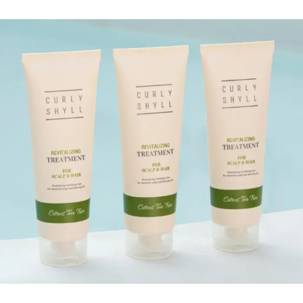 Ревіталізуюча маска-міні для волосся та шкіри голови, зміцнююча, Revitalizing treatment, CURLY SHYLL, 30 мл