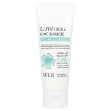 Пінка очищаюча для обличчя, APLB Glutathione Niacinamide Facial Cleanser, з глутатіоном і ніацинамідом, 80 мл