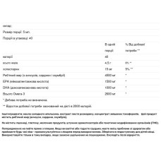 Риб'ячий жир емульсія 200 мл смак апельсину, Genestra Brands Super EFA Forte Liquid, 200 мл