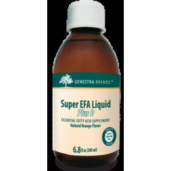 Рыбий жир эмульсия с витамином D вкус апельсина, Genestra Brands Super EFA Liquid Plus D, 200 мл