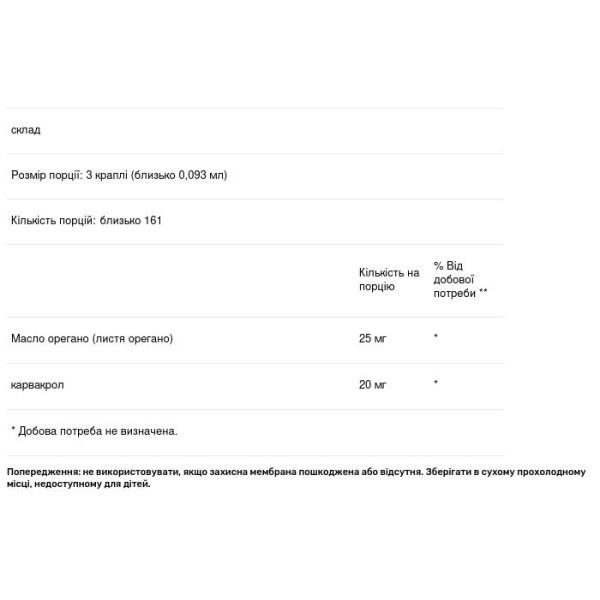 Масло орегано, Oregano Oil, Genestra Brands, 15 мл