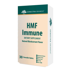 Пробиотик для иммунитета, Genestra Brands HMF Immune, вкус черной смородины, 30 жевательных таблеток