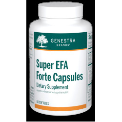 Риб'ячий жир для когнітивного, серцево-судинного та суглобового здоров'я, Genestra Brands Super EFA Forte, 60 гелевих капсул