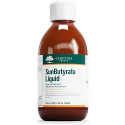 Поддержка кишечника бутират, Genestra Brands SunButyrate Liquid, жидкий, натуральный вкус черника ваниль, 280 мл
