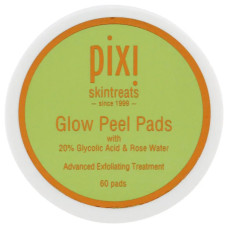 Пілінг-диски для обличчя, Pixi Beauty Glow Peel Pads, покращене відлущування, 60 дисків