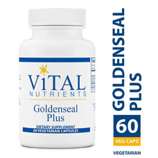 Гідрастис, Vital Nutrients Goldenseal Plus, 60 вегетаріанських капсул