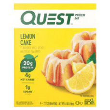 Протеїнові батончики, Protein Bar Quest Nutrition, пиріг лимонний, 4 шт по 60 г