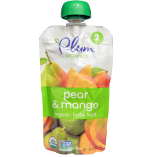 Дитяче пюре груша та манго, Pear Mango Plum Organics, 133 г