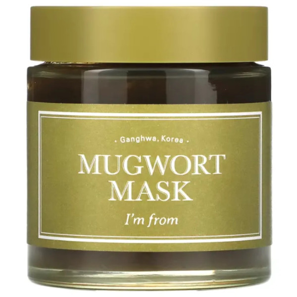 Маска для обличчя, очищаюча, для проблемної шкіри, Mugwort Mask, I'm From, з полином, 110 гр