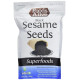 Семена черного кунжута, Black Sesame Seeds, Foods Alive, органик, 338 г