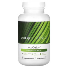 Детоксикація печінки, Econugenics EcoDetox, 90 вегетаріанських капсул