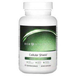 Антиоксидантный комплекс, защита от радиации и электромагнитного поля, Econugenics Cellular Shield Radiation + EMF Defense, 60 вегетарианских капсул