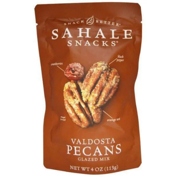 Горіхи пекан в глазурі, Pecans Glazed Mix, Sahale Snacks, 113 г