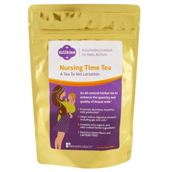 Чай для поліпшення лактації, Nursing Time Tea, Fairhaven Health, лимонний, 113 м