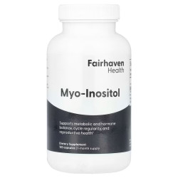 Міо-інозитол 2000 мг, Myo-Inositol Fairhaven Health, 120 капсул (500 мг на капсулу)