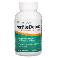 Детокс для женщин и мужчин, FertileDetox Fairhaven Health, 90 капсул