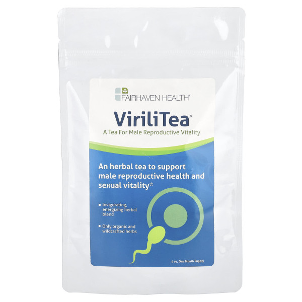 Чай, репродуктивне здоров'я чоловіків, ViriliTea for Men, Fairhaven Health, 113 гр.