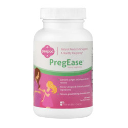 Средство от тошноты и изжоги при беременности, PregEase Fairhaven Health, 120 таблеток