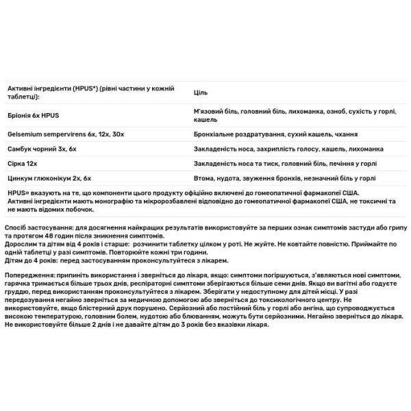 Чорна бузина, Black Elderberry, Sambucol, засіб від застуди і грипу для всієї родини, 60 таблеток, що швидко розчиняються.