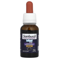 Чорна бузина, краплі, для немовлят з 6 місяців, Sambucol Black Elderberry, 20 мл