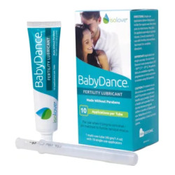 Лубрикант для фертильности, BabyDance Fertility Lubricant Fairhaven Health, 40 г, многоразовый тюбик и 10 одноразовых аппликаторов